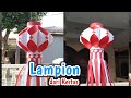 Membuat Lampion untuk hari Kemerdekaan | Hiasan 17 Agustus dari kertas | Dekorasi Kemerdekaan