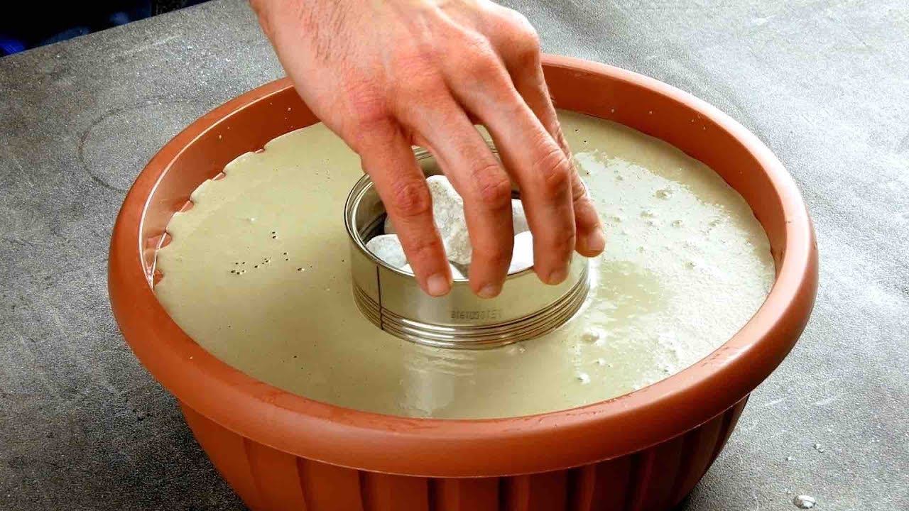石を入れた空き缶をセメントに突っ込むと ご近所さんがきっと羨ましがる Youtube