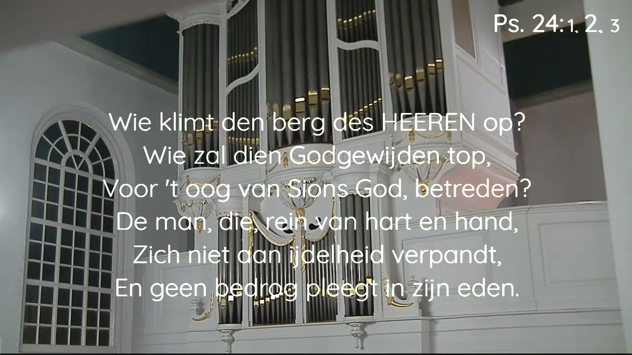 Niet-ritmische Psalmzangavond 1773 | Leiding: Ds. G. van Zanden | Organist: Taco de Vries