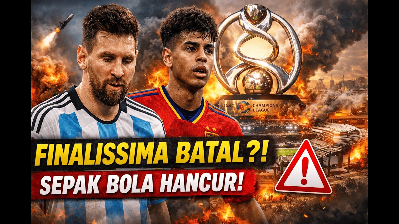 FINALISSIMA TERANCAM BATAL! Konflik Timur Tengah Guncang Argentina vs Spanyol & Liga Asia Lumpuh 🌍🔥