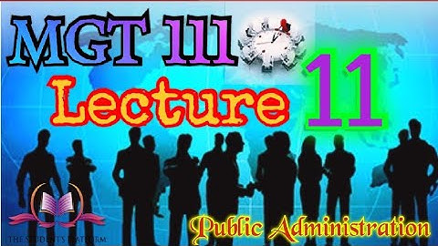 MGT 111 Lecture 11 Short VU Lectures