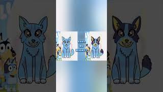 Bluey Speedpaint Comparison