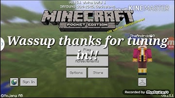 Minecraft pe Hunger Games Map series #1