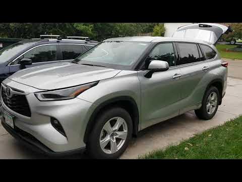 Toyota Highlander Cargo Measurements - YouTube