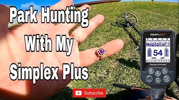 Metal Detecting in the Park With My Nokta Makro Simplex Plus