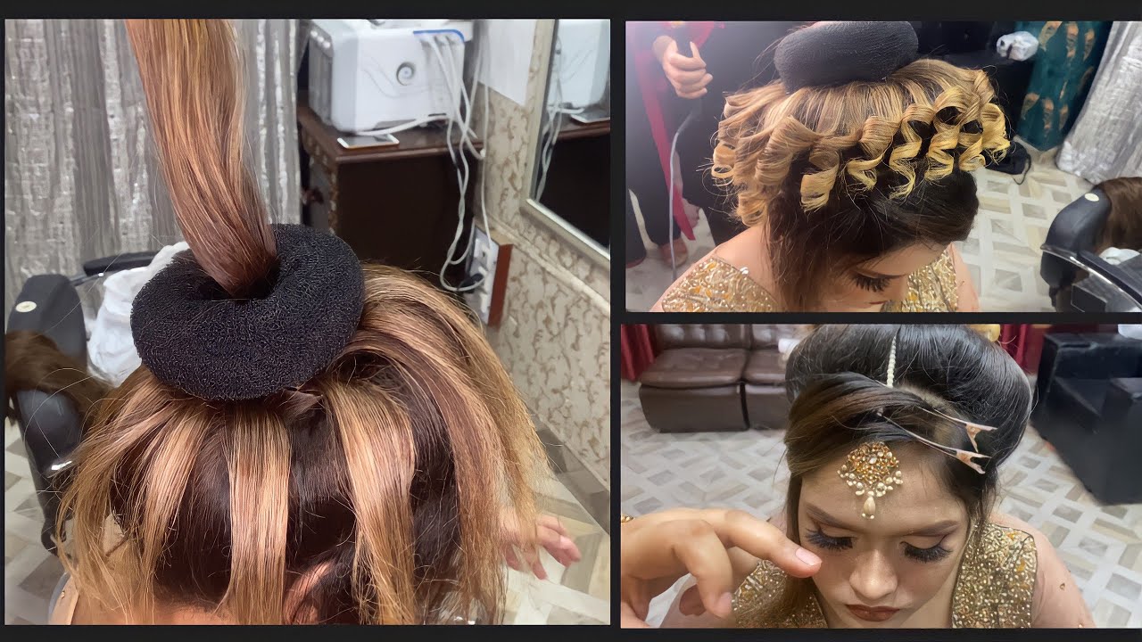 Bridal juda hairstyles step by step | beautiful bridal hairstyles | juda/bridal juda