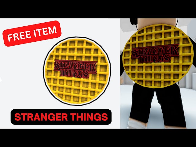 FREE ACCESSORY! HOW TO GET Waffle Backpack! (ROBLOX Countdown to Stranger  Things Day EVENT!) 