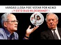 César Hildebrandt CRITICÓ duramente a Mario Vargas Llosa por pedir a perunanos votar por Keiko