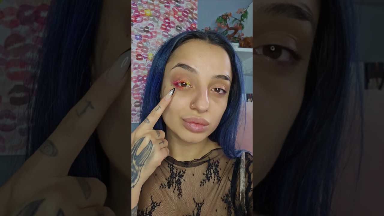 Любые цветные реснички 