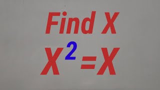 Solve for X 