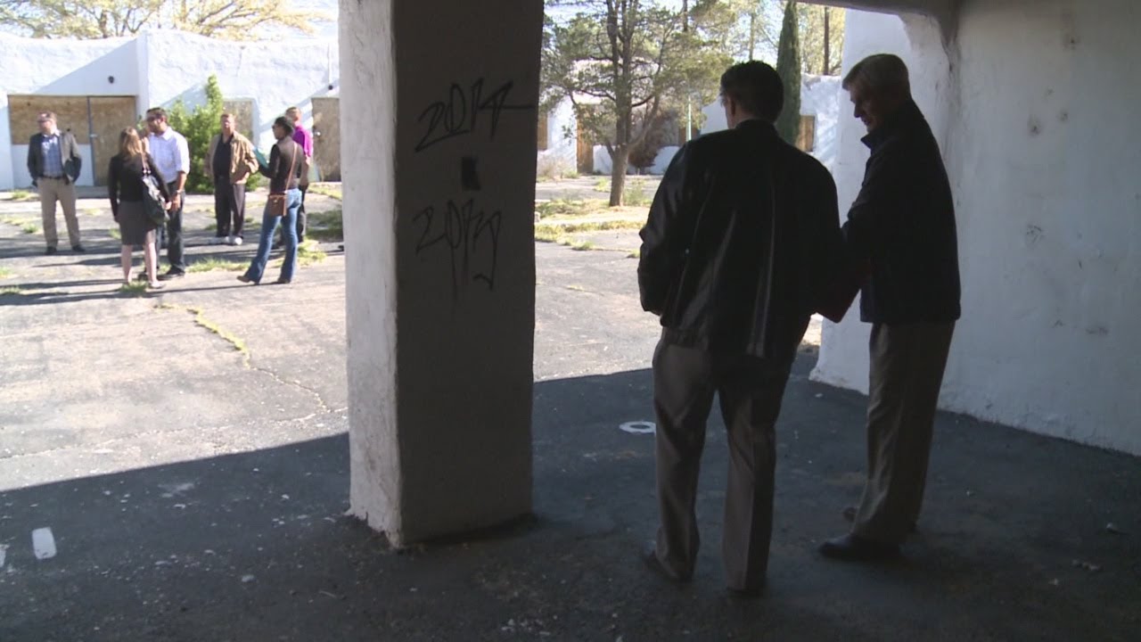 Developers tour El Vado motel