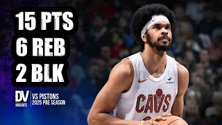 Jarrett Allen Vs Pistons 15 Pts 6 Reb 2 Blk Oct 14, 2025 Pre Season