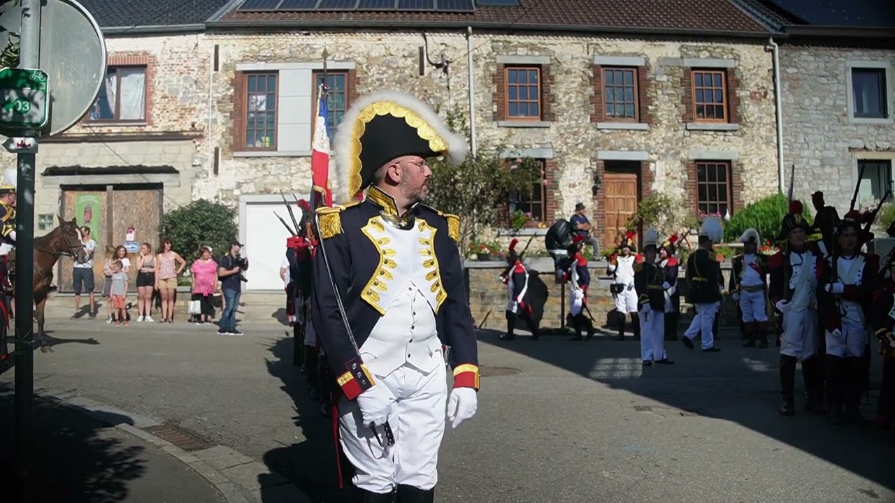 Marche Saint Roch et Saint Frégo Acoz 2023 6 Défilé