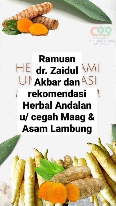 Obat maag dr Zaidul Akbar. Kalau kamu, apa herbal andalan? Tulis ya.. #maag #hidupsehatjsr #obatmaag