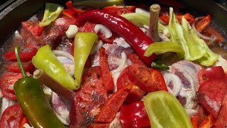 Хашлама на пиве! Вкусный рецепт из баранины в казане на костре