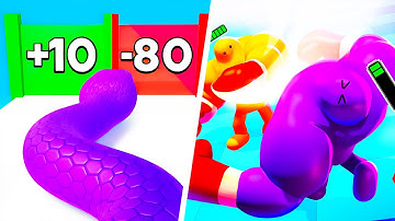 Snake Run Race VS Punchy Race - SpeedRun Gameplay Walkthrough (Android,iOS) NEW UPDATE Ep 525