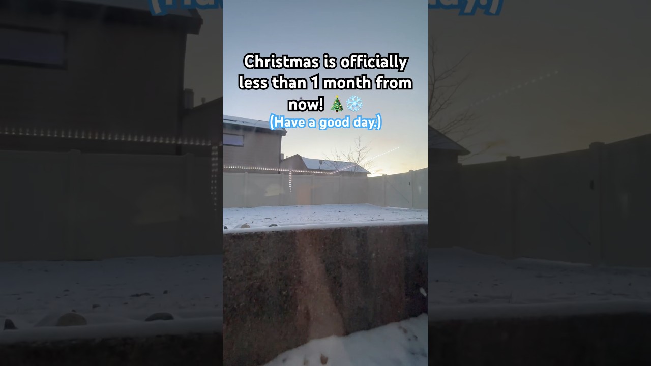 Are you excited?! ❄️🎄✝️ 