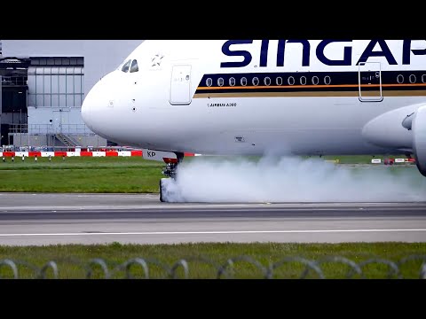 A380 Landing Goes Wrong