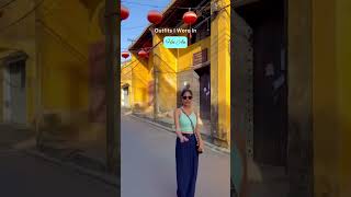 Outfits I Wore In Vietnam #shorts #travel #travelblogger #vietnam #ootd