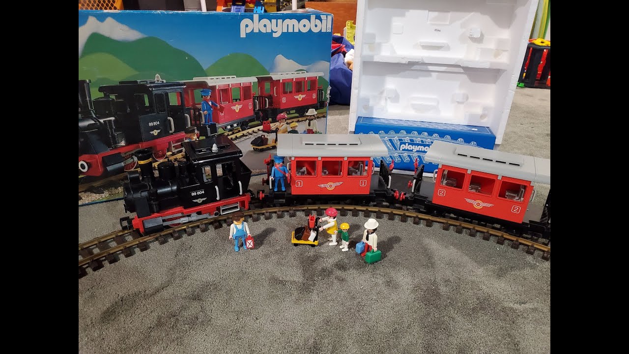 Vintage Playmobil Train Set Video for Auction YouTube