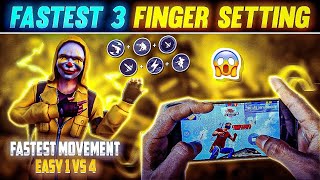 Top 3 Best [ CUSTOM HUD ] For 3 Finger Claw || MOVEMENT + HEADSHOT Easy  || Better than PC ⚡