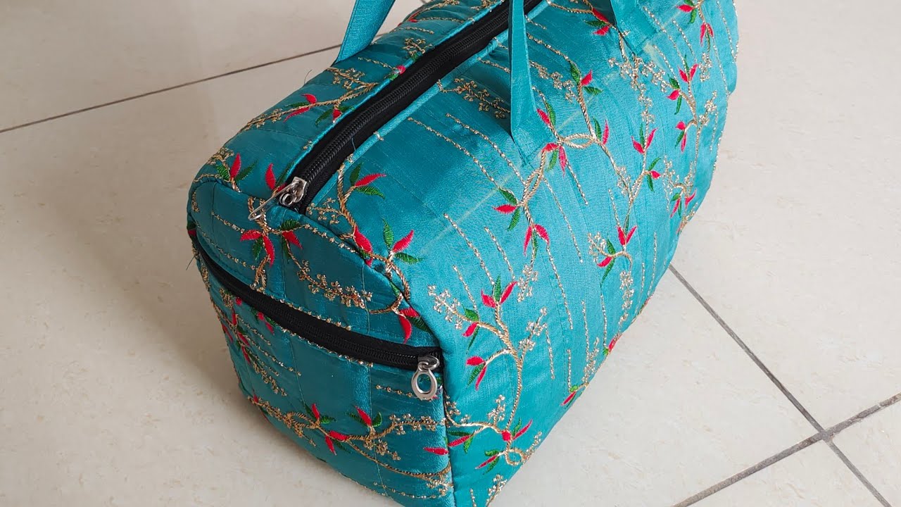 आश्चर्यचकित कर देने वाला आईडिया देखना ना भूलें - diy zipper handbag cutting and stitching at home