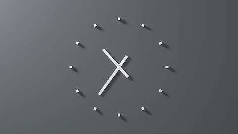 3D Clock 12-Hour Time Lapse Stock Motion Graphics