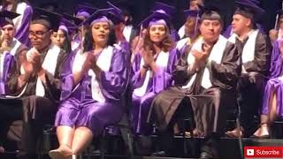 Jannete Nshimirimana graduation of  Alta  Vista High school  2018