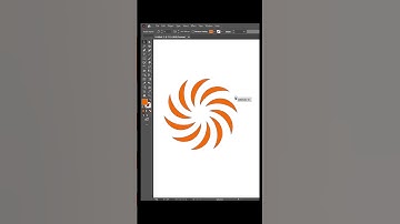 How to create radial repeat effect in illustrator !! #shorts