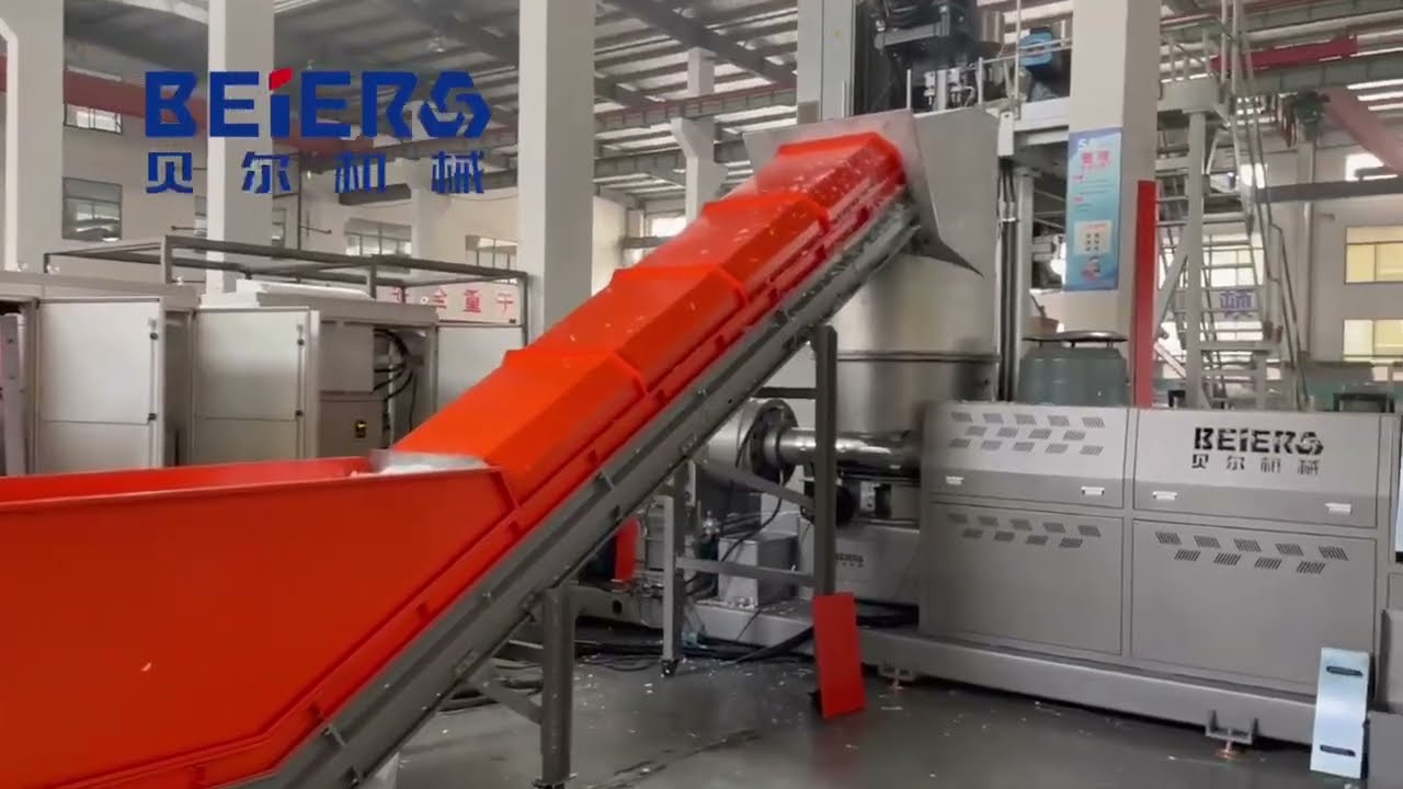 PE Film Granulating Line | Water-ring cutting | Film Agglomeration