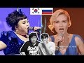 Талантливая певица Кореи была шокирована увидев Полину Гагарину(polina gagarina)