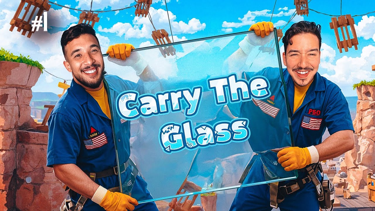 اكثر لعبة عصباتني بزاااف 😡 Carry the Glass