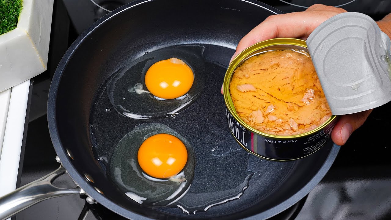 💯 Hast du Eier und Thunfischkonserven zu Hause ❓❓ Einfaches Rezept