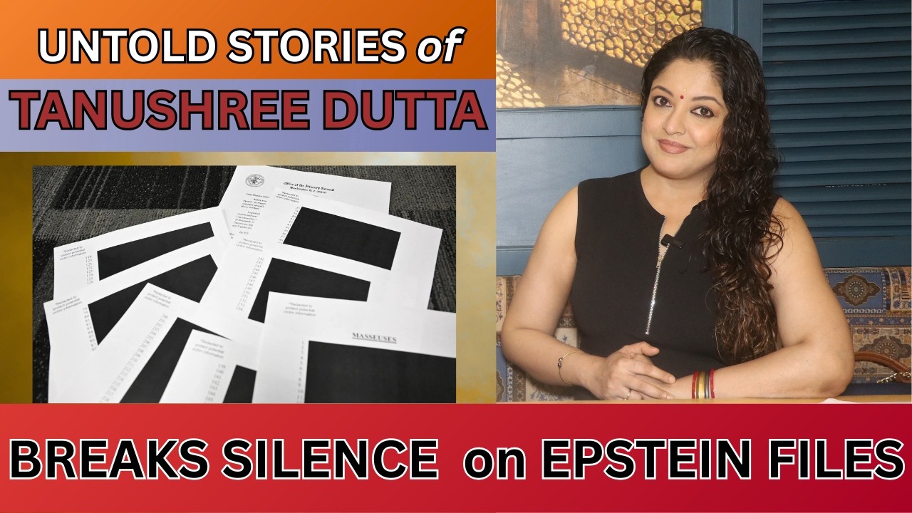 EXCLUSIVE PODCAST- Tanushree Dutta Opens Up on the Epstein Files | Me Too , Untold Journey & MORE
