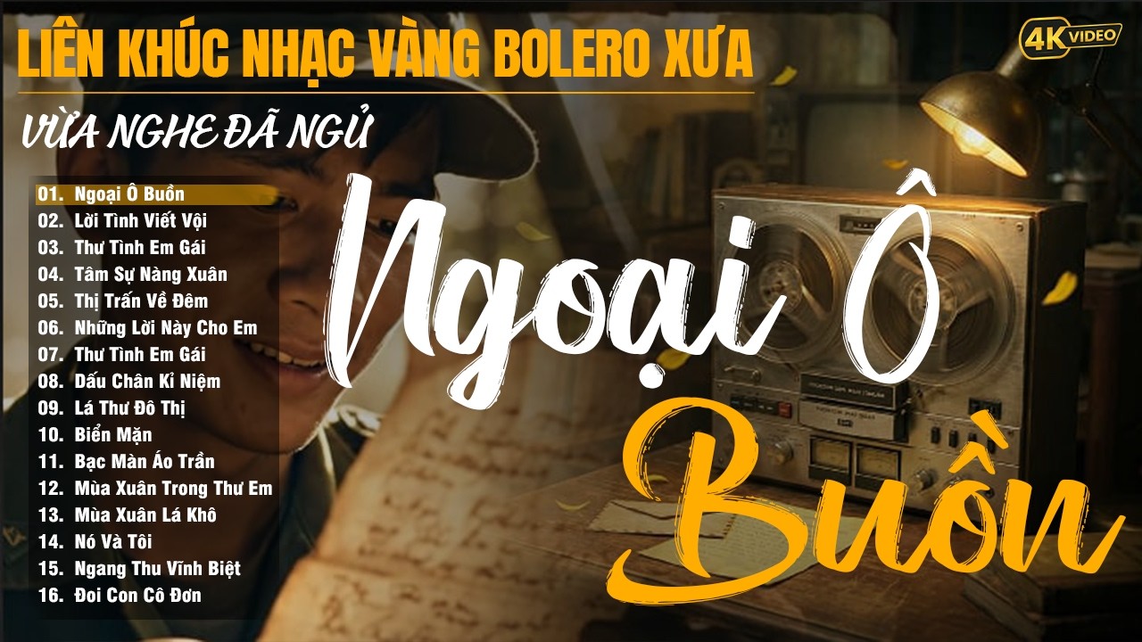 Ngoại Ô Buồn | LK Nhạc Vàng Trữ Tình NGỌT NGÀO RU NGỦ VỀ ĐÊM | LK Bolero Hay Nhất Mới Nhất