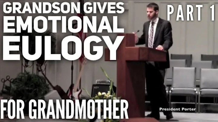 Sophie C Rodete Eulogy: Grandson Speaks at Grandmother's Funeral pt. 1