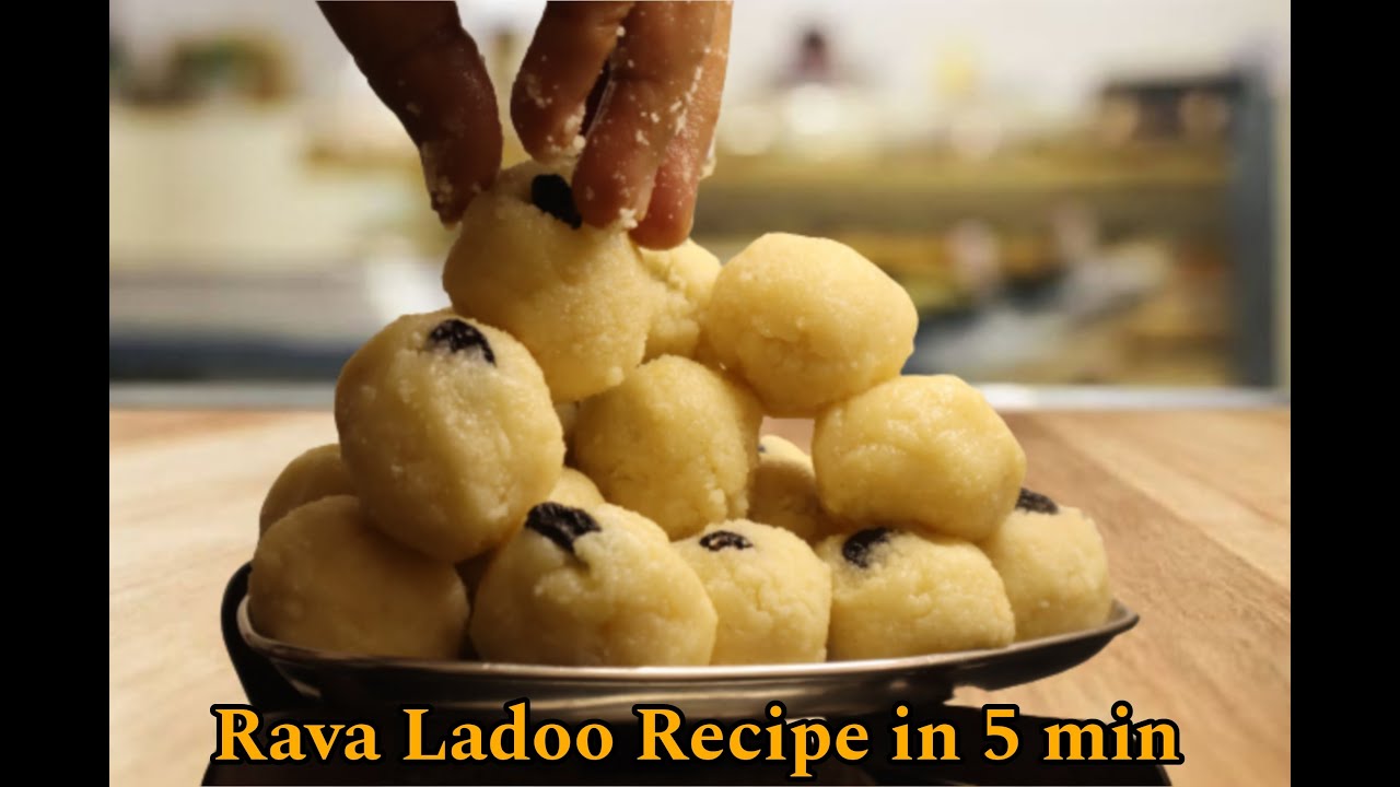 Ravishing Rava Ladoo : A Sweet Delight Recipe || Navaratri Sweet ...