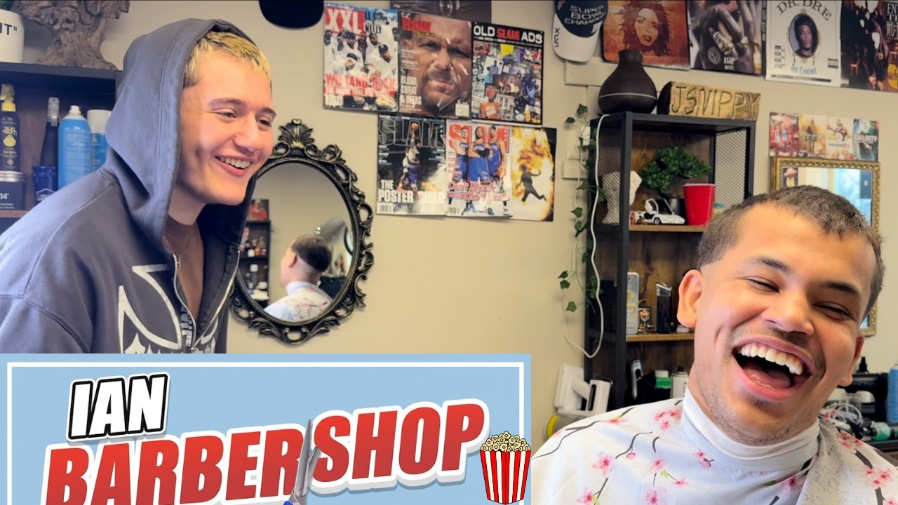 IAN GOES BACK TO THE BARBERSHOP!!!  FT: HUTCHTHEBARBERR