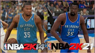 NBA 2K21 Next Gen VS NBA 2K14 NEXT GEN Graphics Comparison: 7 years later!