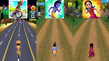 Little Singham Cycle Race 🆚 Little Krishna 🆚 Little Radha New Update