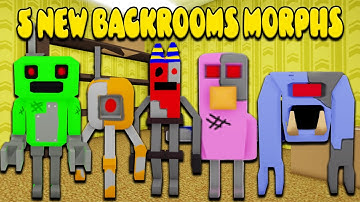 How To Get ALL 5 NEW MORPHS in Backrooms Morphs - ROBLOX - UPDATE