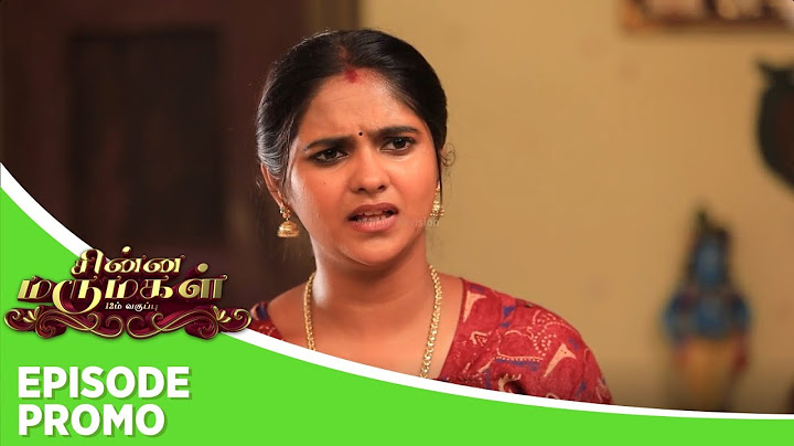 Chinna Marumagal | Episode Promo | 18th  July 2025
