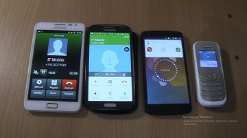 Incoming call & Outgoing call at the Same Time Nexus 5 Ubuntu Touch+Samsung 1200M+S4 black+Note 1