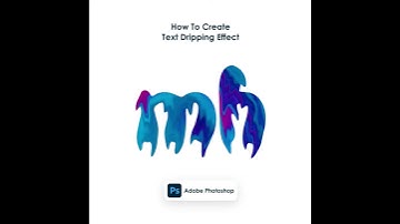 Create Text Dripping Effect In Adobe Photoshop Just In 1 Minutes