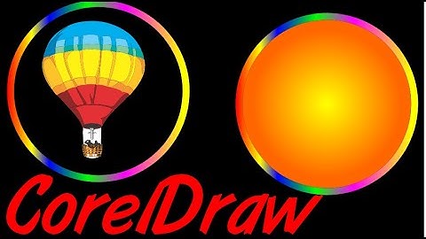 Corel Draw Tips & Tricks Interactive Fill Tool on the outline of a circle