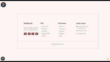 How to Make Footer in Figma | Web Design In Figma  |