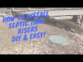 How to Install a Septic Tank Riser - DIY and Easy