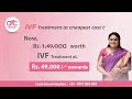 Ivf treatment now rs49000 onwards previously it was rs149000 call 917811999999