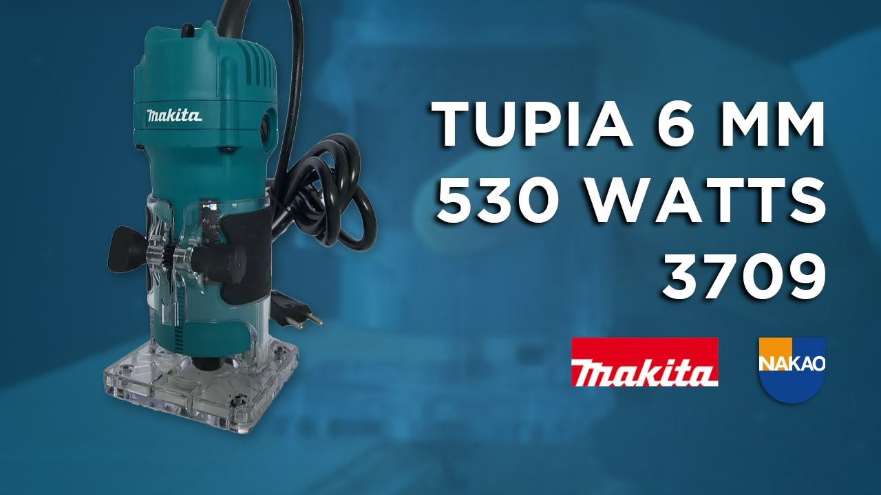 FRESADORA 1/4 - 30.000rpm - 530w - (3709) - MAKITA