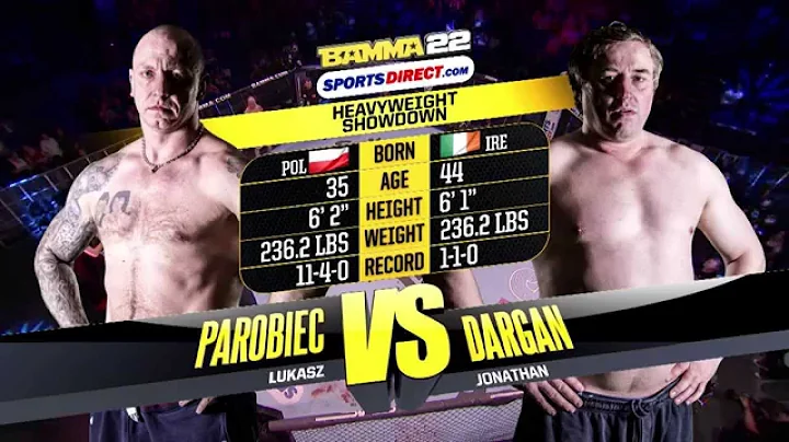 BAMMA 22 Lukasz Parobeic vs Johnny Dargan